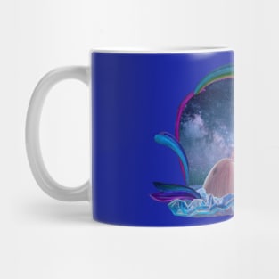 Narwhals Looking at the Night Sky Mug